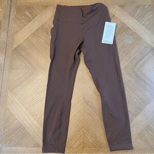 NWT Lululemon Wunder Train 25” w Pockets - Java